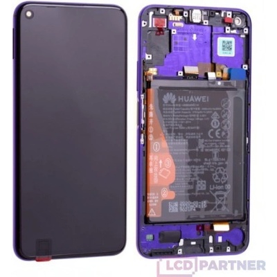 LCD Displej + Dotykové sklo + Rám Huawei Nova 5T - originál