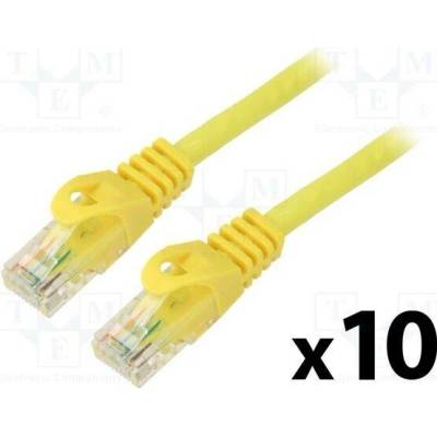 Lanberg PCU5-20CC-0150-Y Patch U/UTP Cat 5e RJ45 vidlice z obou stran lanko CCA