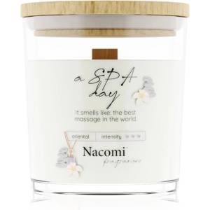 Nacomi Soy Candle Home Fragrances ароматна свещ с дървен фитил 140 гр - notino - 18,11 лв