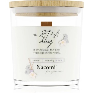 Nacomi Soy Candle Home Fragrances ароматна свещ с дървен фитил 140 гр - notino - 21,32 лв