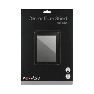 Sentio Carbon Fibre Shield for iPad 2