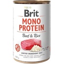 Konzervy pre psov Brit Mono Protein Beef & Rice 6 x 400 g