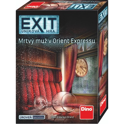 Dino Exit Úniková hra Mrtvý muž v Orient expresu