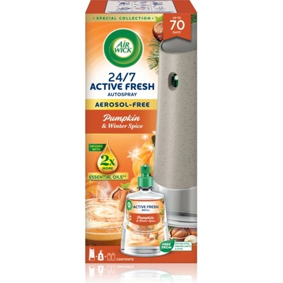 Active Fresh Pumpkin & Winter Spice автоматичен освежител за въздух с пълнител 228ml