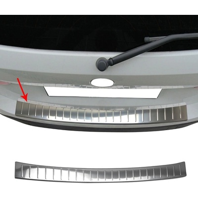 Nerez kryt hrany zadného nárazníka BMW X1 E84 2009-2015 leštený