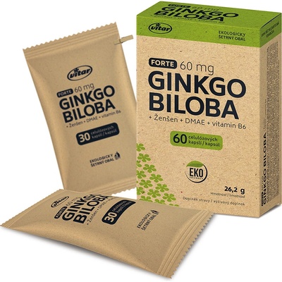 Vitar Eko Ginkgo biloba 60 kapslí