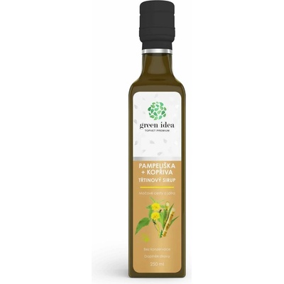 Green idea Pampeliška+kopřiva sirup třtinový 250 ml