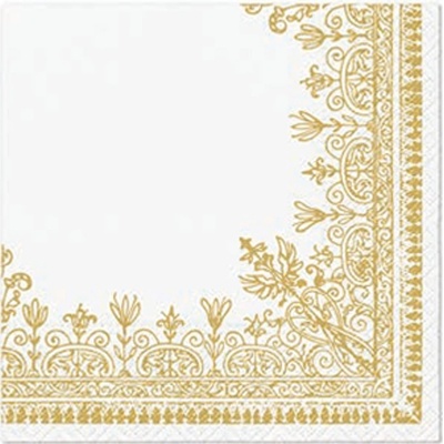 TaT Paw Ubrousky Ornamental Frame gold 33x33cm