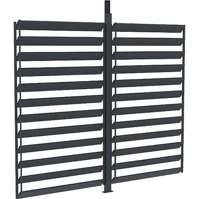 Boční lamelová zástěna 2,5 m k pergole LANITPLAST BIOCLIMATIC BASIC LG4291 – Hledejceny.cz