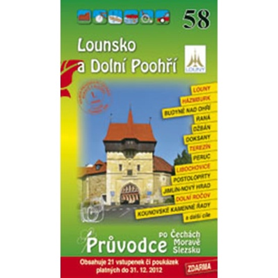 Lounsko a Dolní Poohří 58. - Průvodce po Č,M,S + volné vstupenky