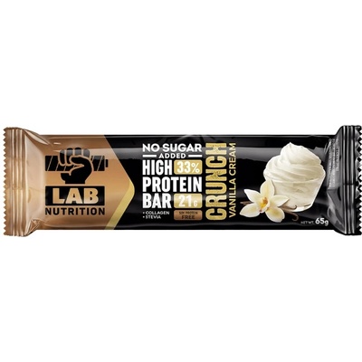 Lab Nutrition Premium High Protein Crunch Bar 33% [65 грама] Ванилов крем