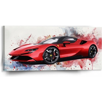 Sablio Obraz Ferrari Paint - 110x50 cm