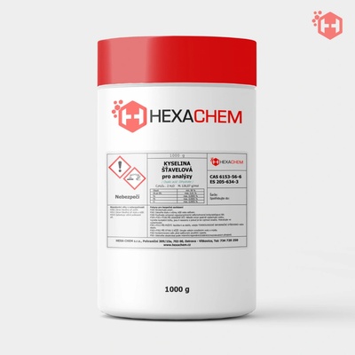 Hexachem Kyselina šťavelová p.a. 1000 g – Sleviste.cz
