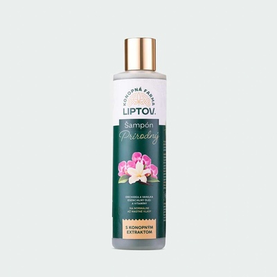 Konopná farma Liptov Konopný šampon tekutý 250ml (vanilka,orchidea)