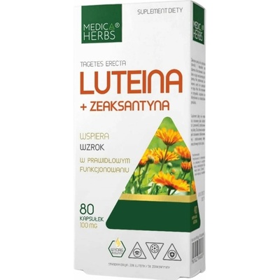 Medica Herbs Luteín + zeaxantín 80 kapsúl