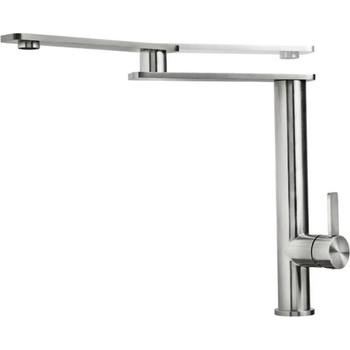 Strohm Teka Inx 918 Кухненски смесител, въртящ се чучур, инокс (Б.557.ИН)