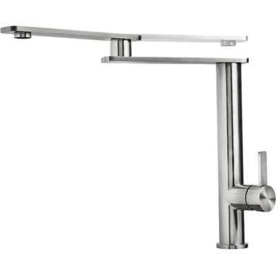 Strohm Teka Inx 918 Кухненски смесител, въртящ се чучур, инокс (Б.557.ИН)