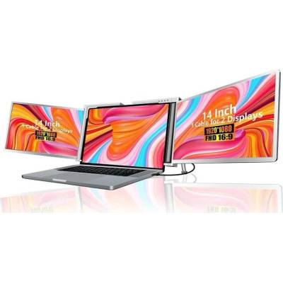 ExtraLink Smart Life S400 14" преносим лаптоп монитор, 2 екрана, IPS (EX.35267)