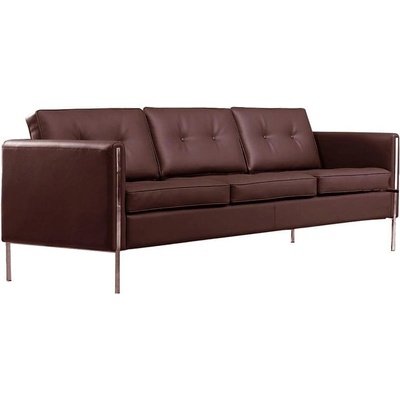RFG Диван RFG Frida, триместен, екокожа, кафява седалка, кафява (4030100193)