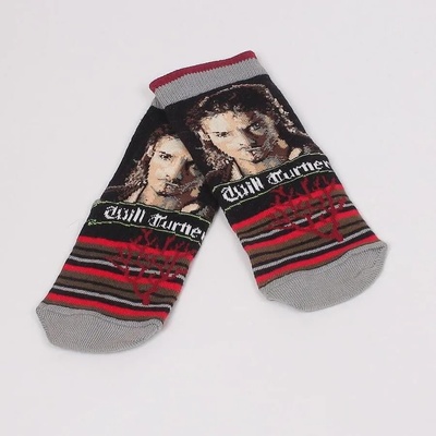 Детски чорапи с трицветно райе и Карибски пирати