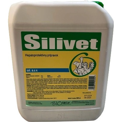 Silivet perorálny roztok na ochranu pečene pre zvieratá 5000 ml