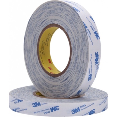 3M 9448A Tenká obojstranná lepiaca páska 50 m x 0,150 mm x 12 mm biela