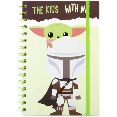 Pyramid International Тефтер Pyramid Television: The Mandalorian - The Kid's With Me, формат А5 (SR73882)