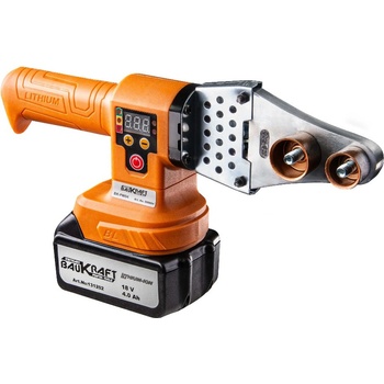 Baukraft поялник за PP тръби 18V 4Ah 3 глави Ø20-32mm BMC BK-PW04 (050604)