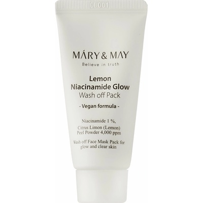 Mary&May Lemon Niaciamide Glow Wash off pack maska 30 g
