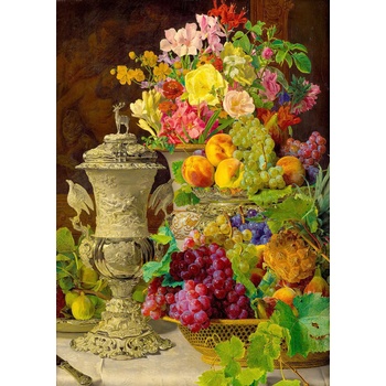 Enjoy - Puzzle Ferdinand Georg Waldmuller: Still Life with Fruits - 1 000 piese