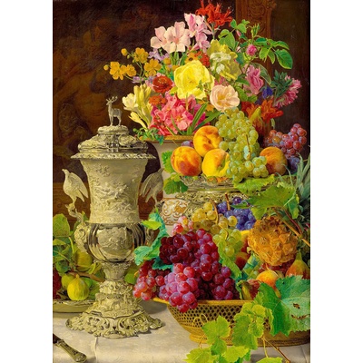 Enjoy - Puzzle Ferdinand Georg Waldmuller: Still Life with Fruits - 1 000 piese