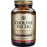 Solgar Хранителна добавка Холин, Solgar Choline 350mg Special Food Supplement 100 veg. caps