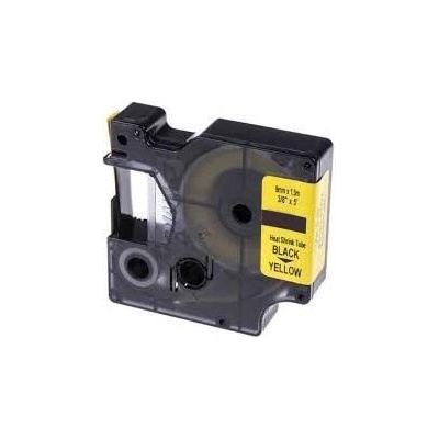 Kompatibilní páska s Dymo 18054, S0718290, 9mm x 1, 5m černý tisk / žlutý podklad