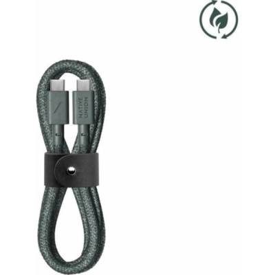 Native Union BELT-C-GRN-2-NP USB-C na USB-C 1,2m zelený
