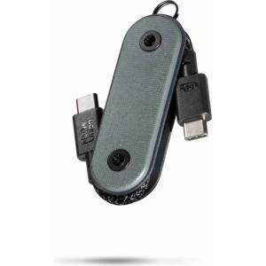 Native Union Pocket USB-C to USB-C Cable - Slate Green (POCK-C-GRN-NP) - officeshop