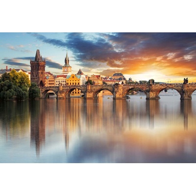 DIMEX ART Флизелинов фототапет изглед към карловия мост 375 x 250 см