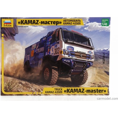 Zvezda Kamaz 43509 Truck N 303 Rally Silk Road 2022 Andrey Karginov Andrey Mokeev / 1:43