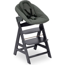 Hauck Alpha+ Novorodenecký set grey drevená s+ lehátko