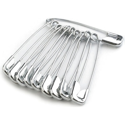 Spínací špendlíky délka 37 mm Varianta: nikl, Balení: 5 svaz. – Zboží Dáma