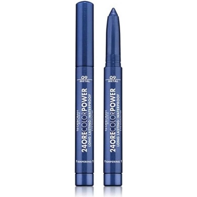 Deborah Milano voděodolný vysouvací oční stín v tužce 24ore Color Power 09 Night Blue 1,4 g