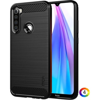 Xiaomi Redmi Note 8T Удароустойчив Mofi Carbon Fiber Калъф и Протектор