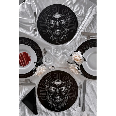 KILLSTAR Подложка за хранене (комплект 4 бр. ) KILLSTAR - Raven - Black - KSRA013708