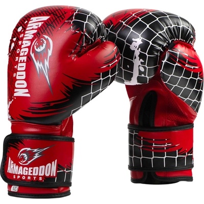 ARMAGEDDON Boxing Gloves - Red 10 oz