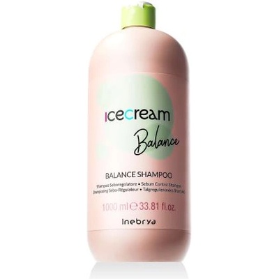 Inebrya Ice Cream Balance Shampoo 1000 ml шампоан за мазна коса и скалп унисекс
