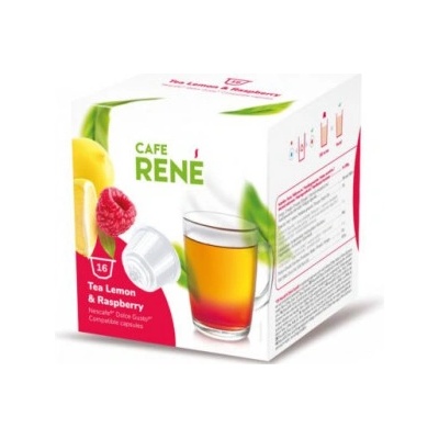 Café René Tea Lemon & Raspberry 16 kapsúl pre Dolce Gusto kávovary