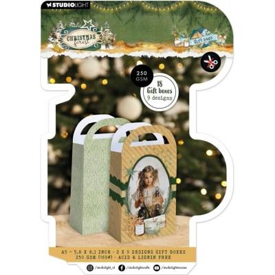 Studio Light DIY Dárkové taštičky Christmas Forest A5 - Vánoční lesík