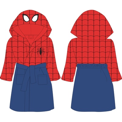 Spider Man - licencia Chlapčenský župan červená / modrá