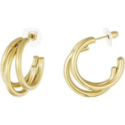 ORNAMENTI Pozlacené náušnice Triple Hoops gold OOR800026