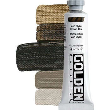 Golden Artist Colors Heavy Body АКРИЛНА боя Van Dyke Brown Hue 59 ml 1 бр (0001462-2)