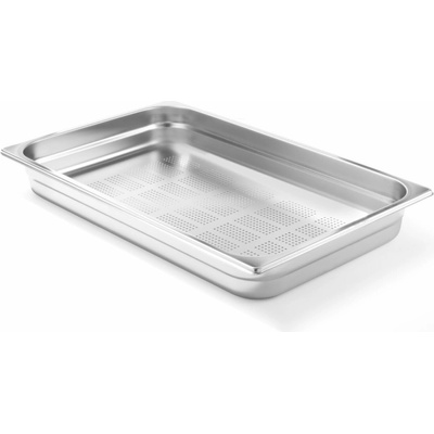 Perforovaná gastronádoba GN 1/1 65 mm | HENDI, Profi Line inox
